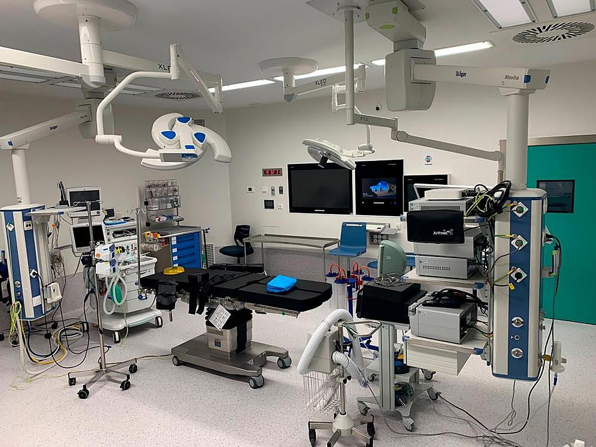 Imagen de los nuevos quirófanos del Hospital de Salamanca.