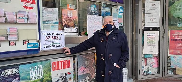 El lotero que vendió el boleto.