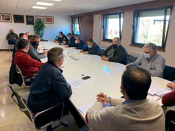 Mesa del cereal de la Lonja de Salamanca.