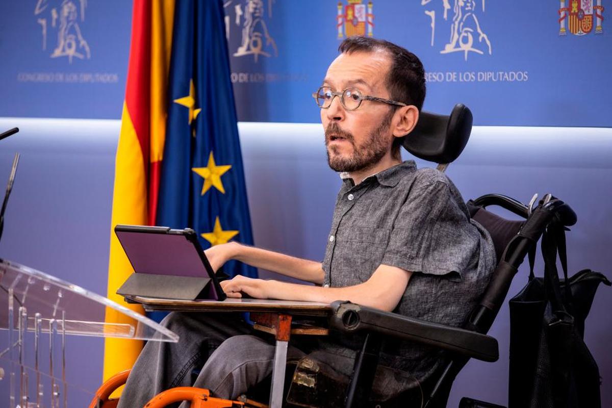 Pablo Echenique, portavoz de Unidas Podemos