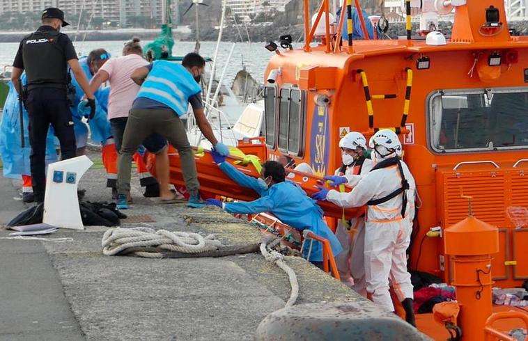 8 migrantes fallecidos y 169 rescatados durante el fin de semana al sur de Gran Canaria