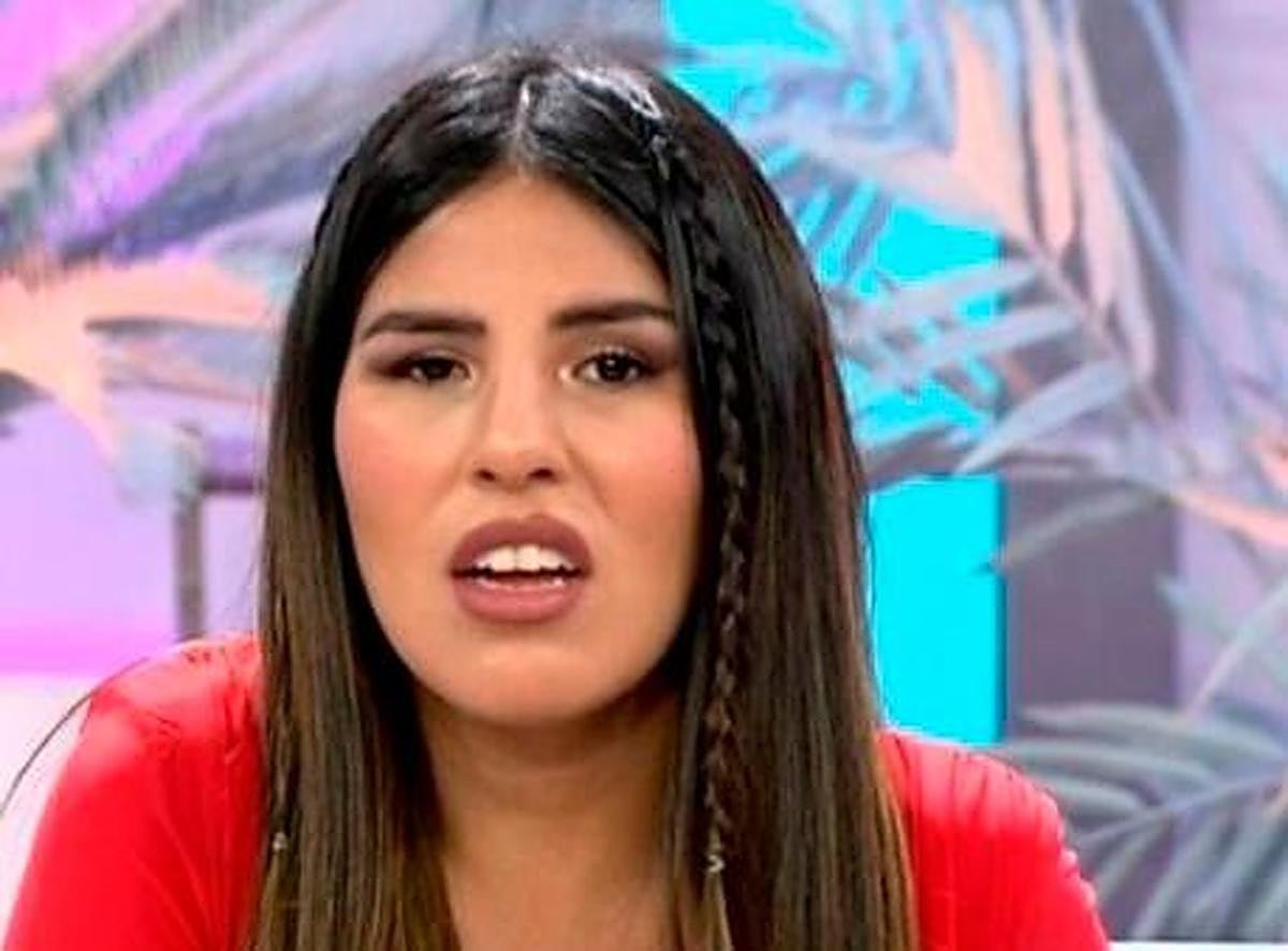 Isa Pantoja en un programa de televisión