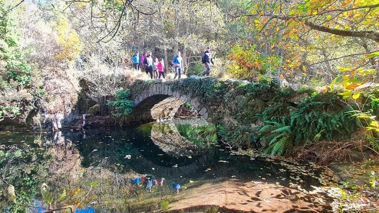 Imagen de la zona conocida como Puente Nueva, en Candelario