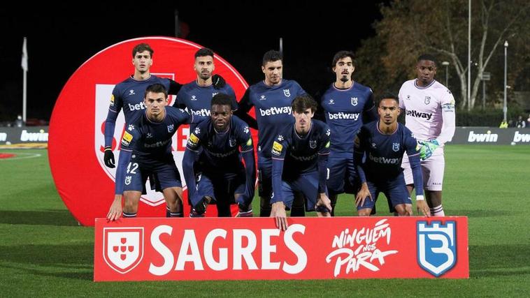 Jugadores del Belenenses que jugaron el sábado contra el Benfica