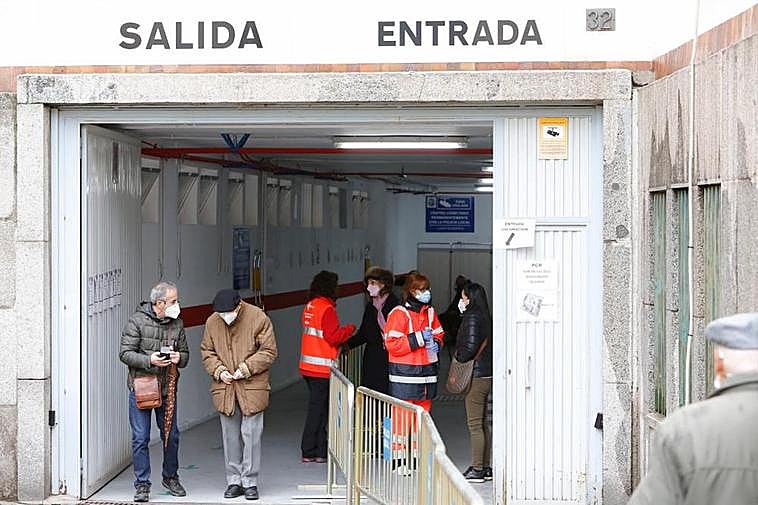 Punto de vacunación de la calle Valencia, donde se inocularán las dosis de Janssen