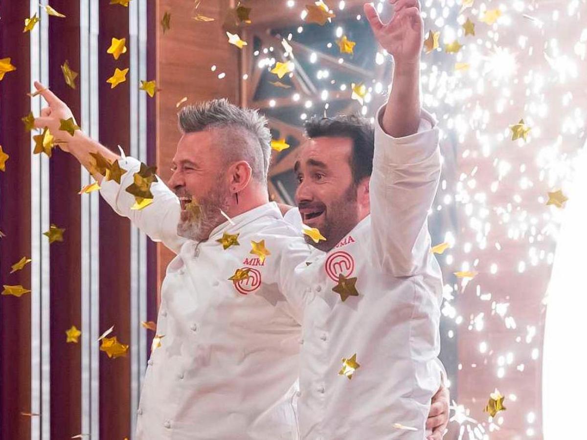 Miki Nadal y Juanma Castaño, ganadores de ‘MasterChef Celebrity’