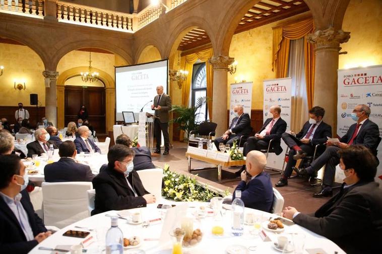 Un momento del foro GACETA celebrado en el Casino de Salamanca