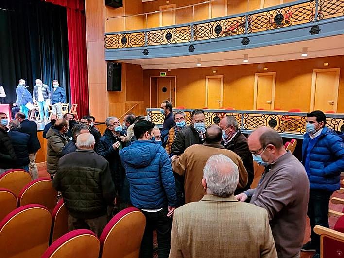 Imagen de la bronca en la Lonja de Ciudad Rodrigo
