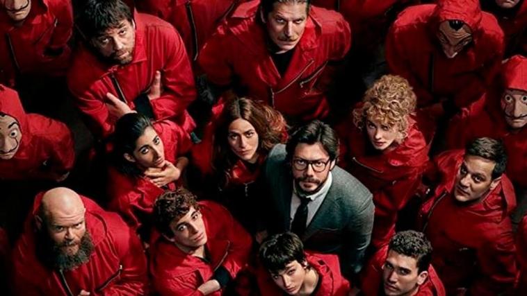 Protagonistas de ‘La casa de papel’.