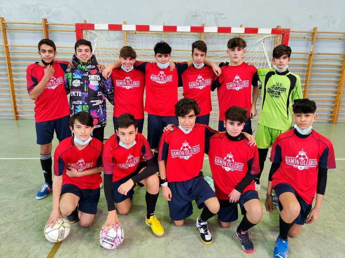 IES Ramón Olleros A cadete masculino de fútbol sala.