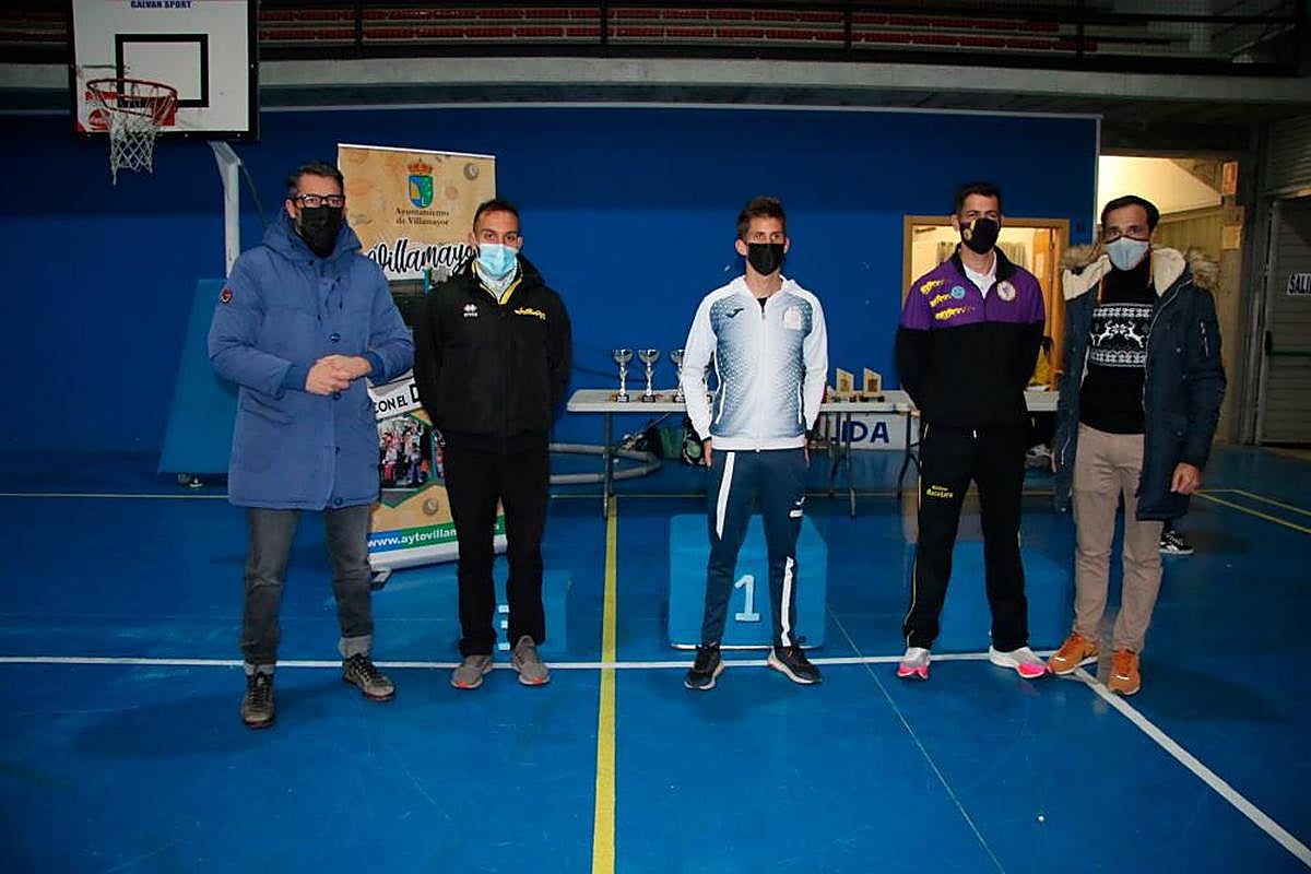 Carlos Grijota, Jorge Vidal y Antonio Cosme, podio masculino.