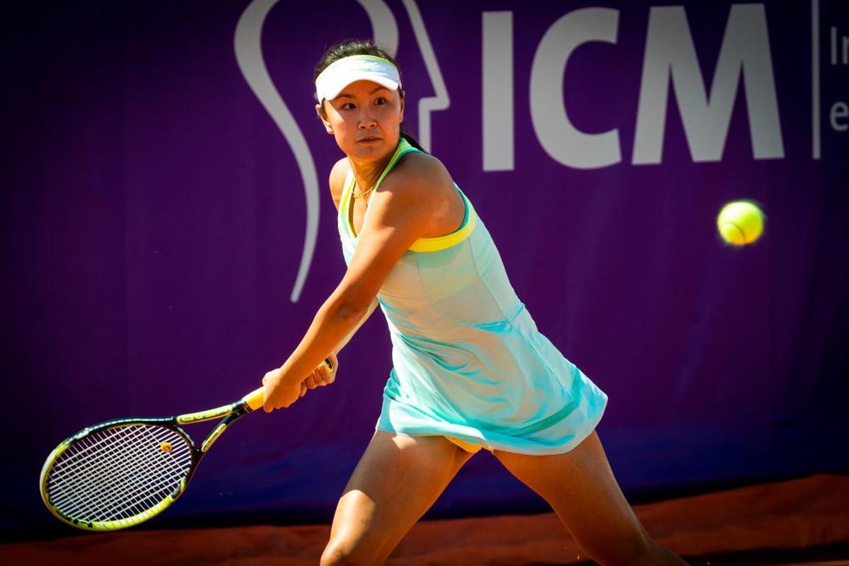 Peng Shuai, durante un torneo.