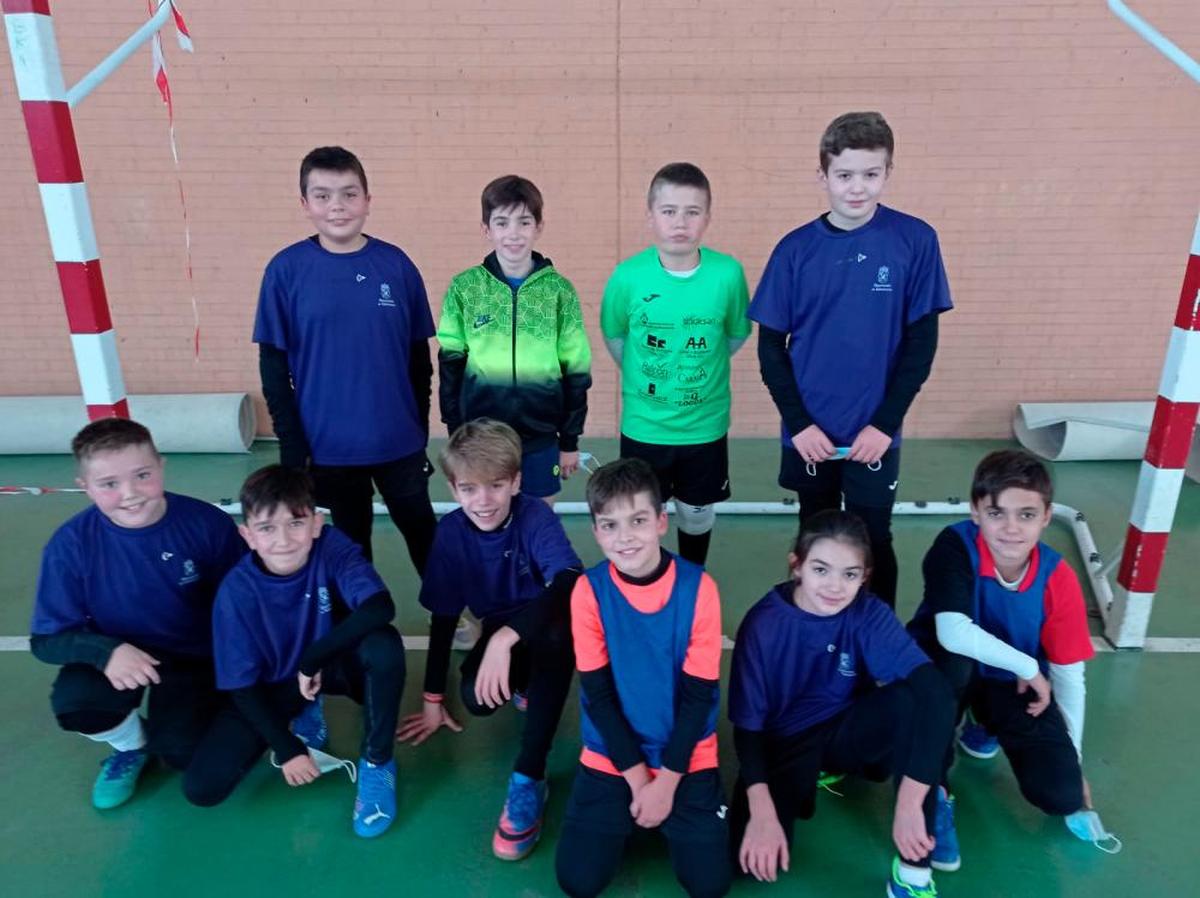 Ayuntamiento de Peñaranda alevín masculino fútbol sala.