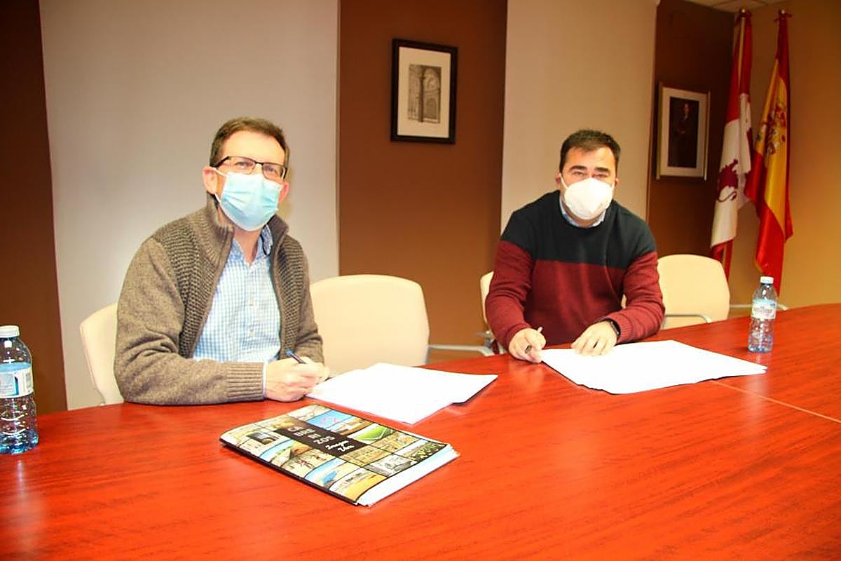 El alcalde de Cabrerizos en funciones, Jesús Quintero, y el edil de Economía, José Ángel García.