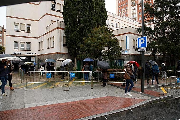 La lluvia ha marcado el cribado en el día de Navidad.