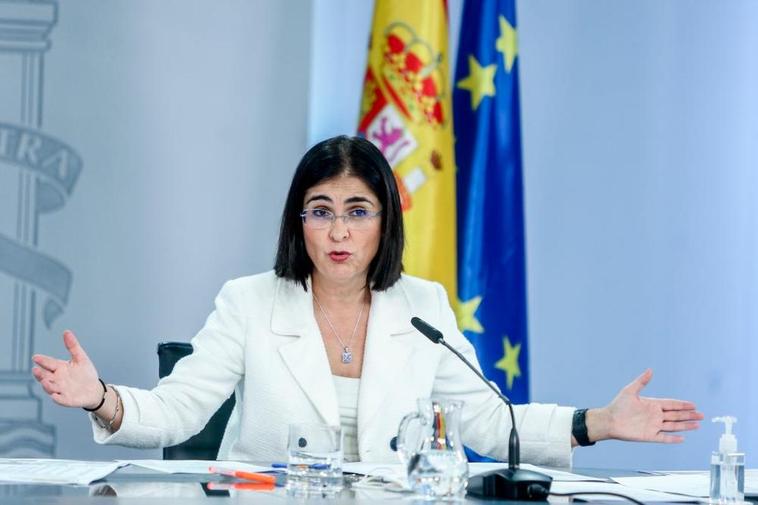 La ministra de Sanidad, Carolina Darias.