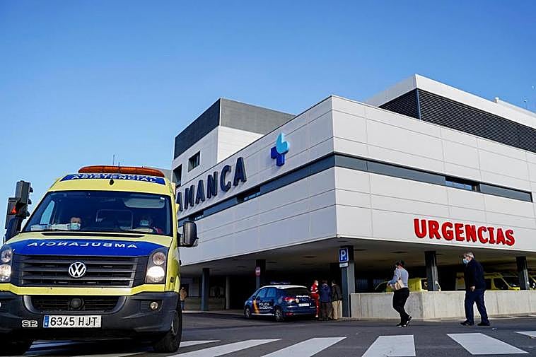 Entrada de Urgencias del Hospital de Salamanca
