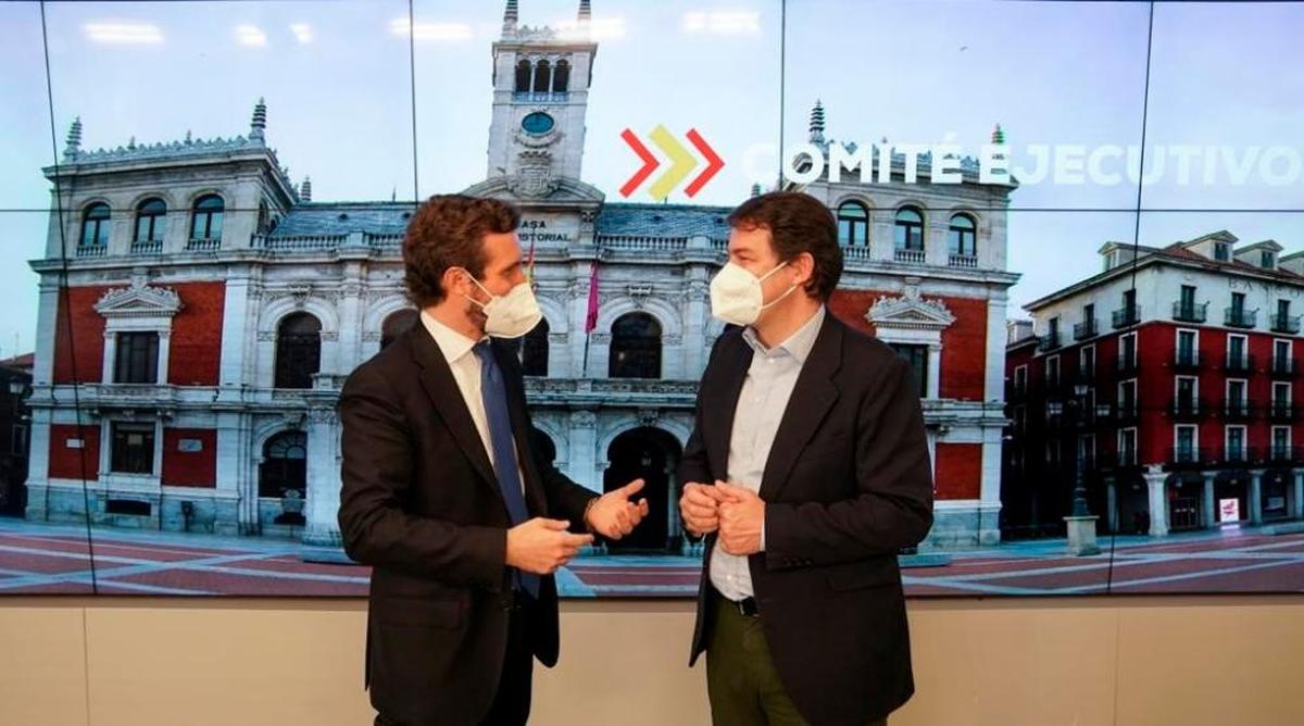 Pablo Casado y Alfonso Fernández Mañueco