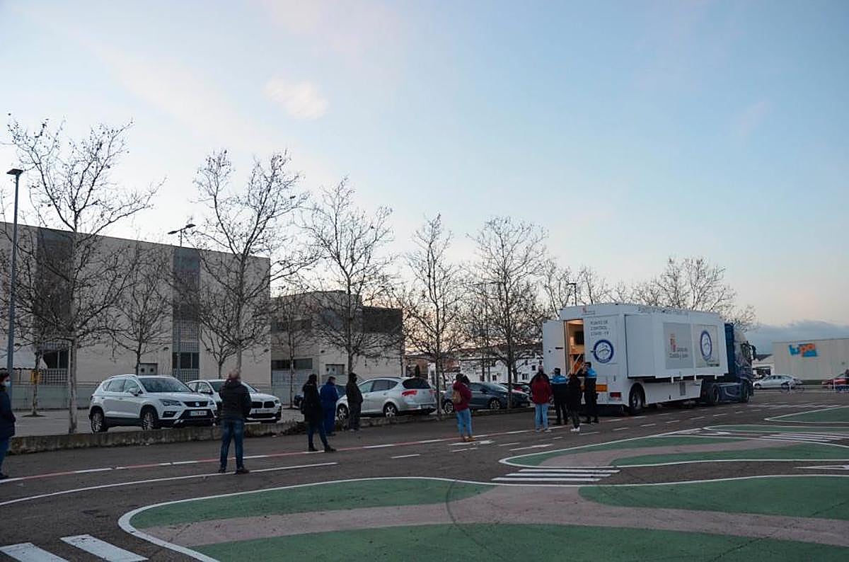 Cribado con test de antígenos en Ciudad Rodrigo