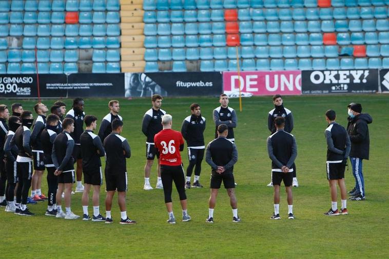 Un entrenamiento del Salamanca UDS.