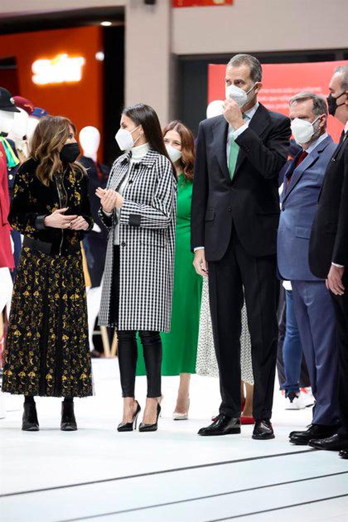 Los Reyes, doña Letizia y Felipe VI.