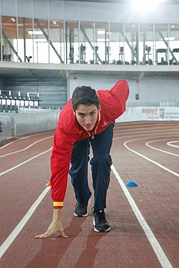 Lucas Bua, en la ‘Gil Pérez’.
