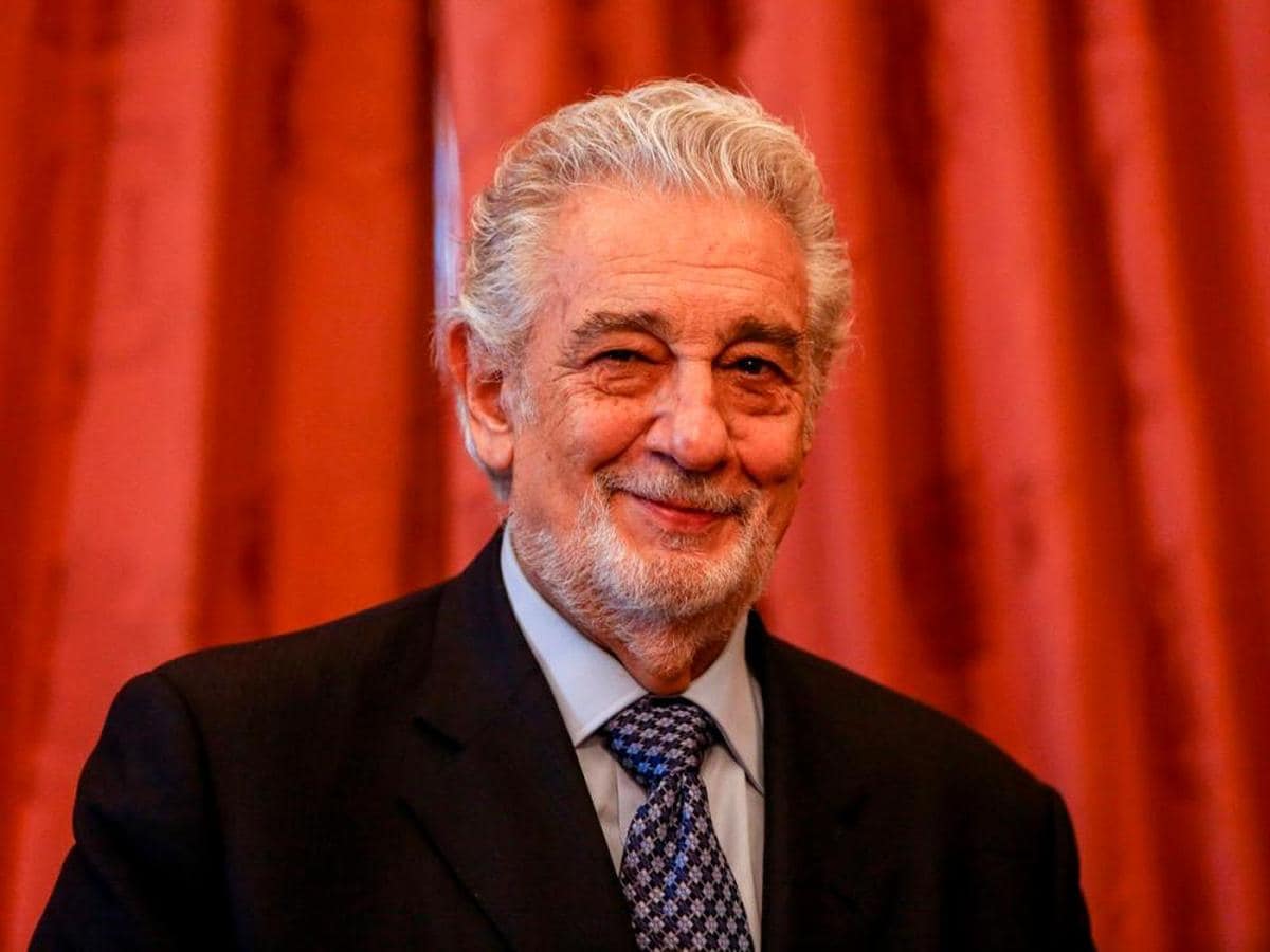 El tenor Plácido Domingo.