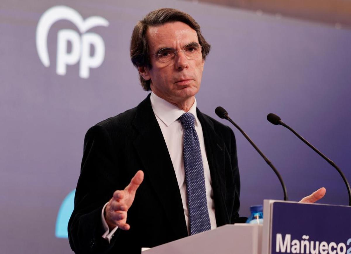 El expresidente del Gobierno José María Aznar.