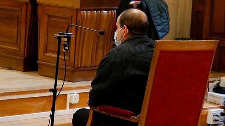 El acusado A.F.R. durante el juicio