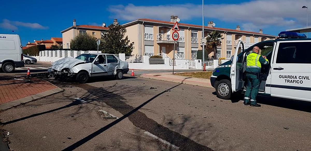 Uno de los vehículos implicados en el accidente