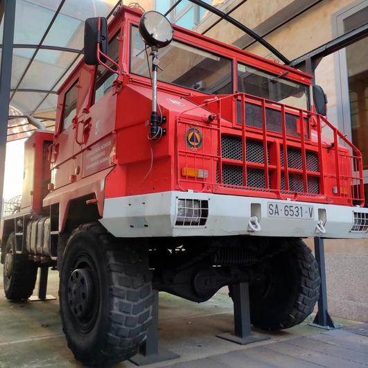 El camión Pegaso 3046/10 que se expone en el Museo de Automoción.