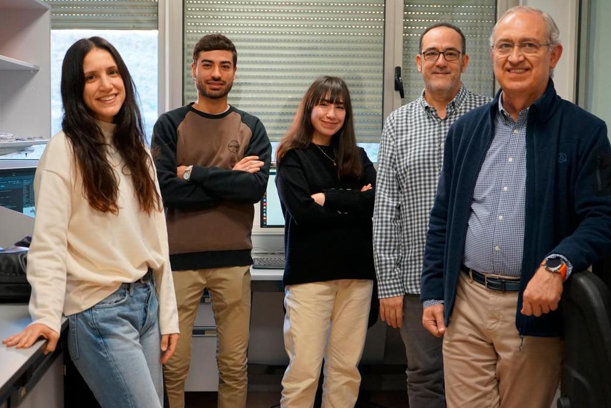 Elena Sánchez, Enrique de la Rosa, Natalia Alonso, José Manuel Sánchez y Javier de las Rivas