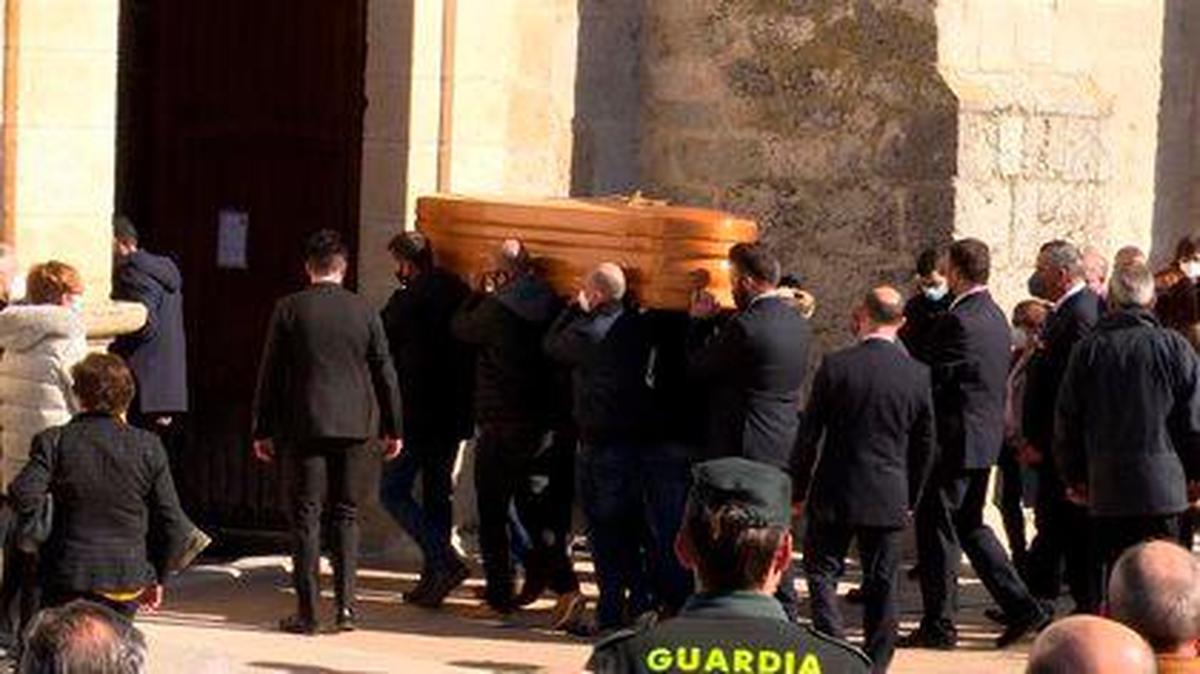 El funeral de Esther López en Traspinedo.