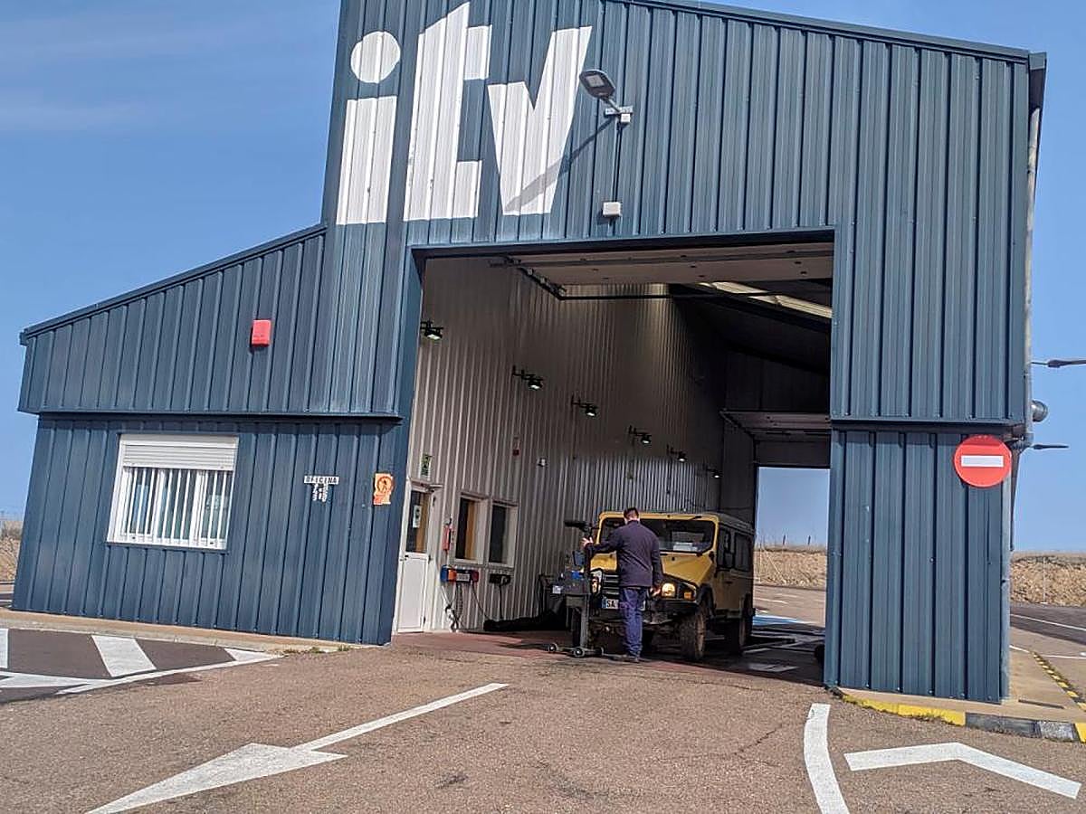 Centro de ITV en Vitigudino, con tan solo una docena de vehículos citados en el día de ayer.