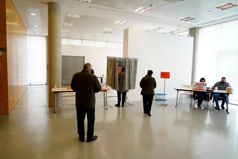 Sede electoral del pasado domingo en Castilla y León.