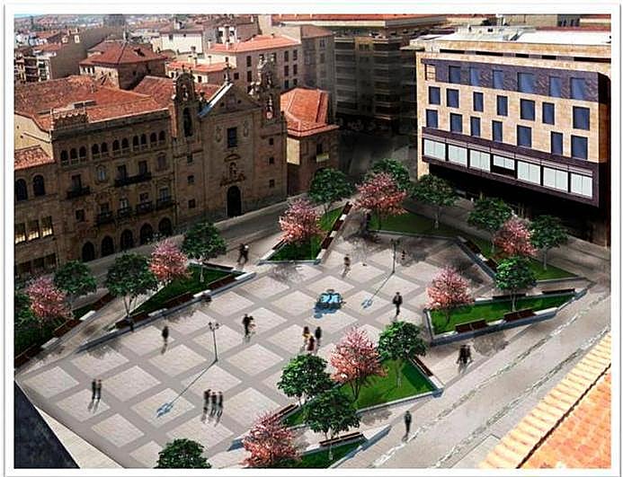 Los distintos proyectos de la plaza de los Bandos