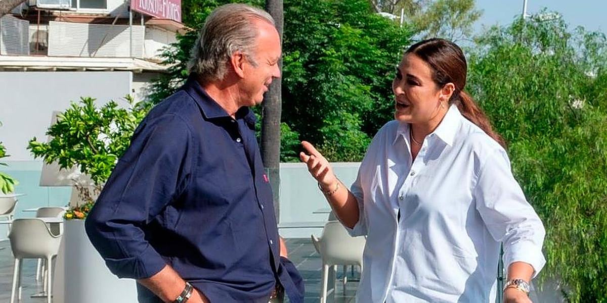 Bertín Osborne y Vicky Martín Berrocal.