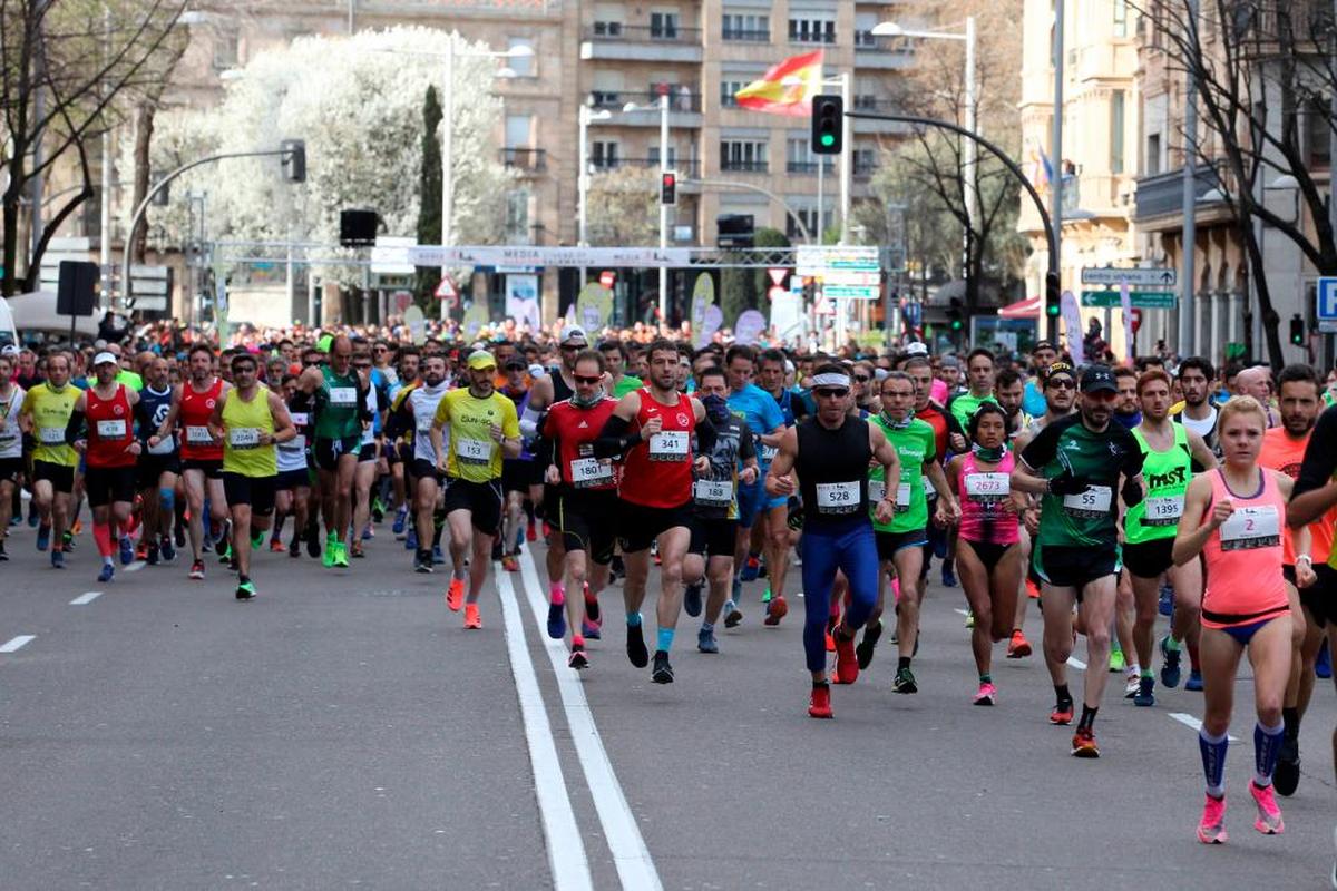 Imagen de la Media Maratón Ciudad de Salamanca en una edición anterior
