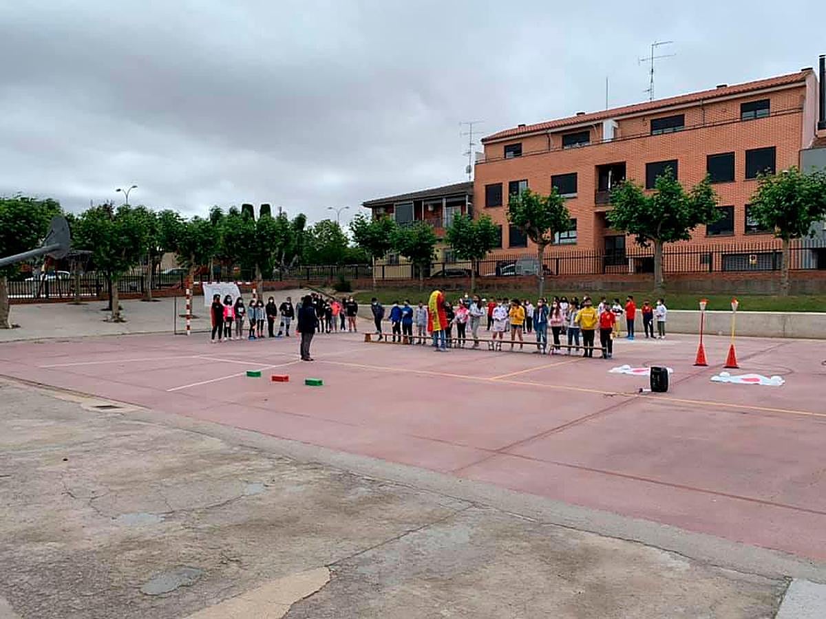 Escolares en una de las actividades educativas