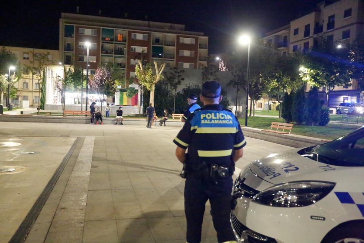 La Policía Local de Salamanca.