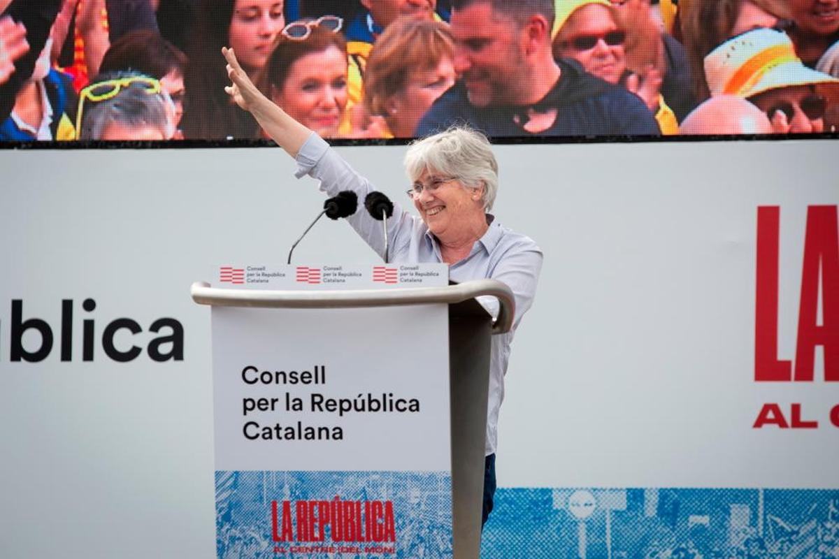 Intervención de la exconsellera Clara Ponsatí