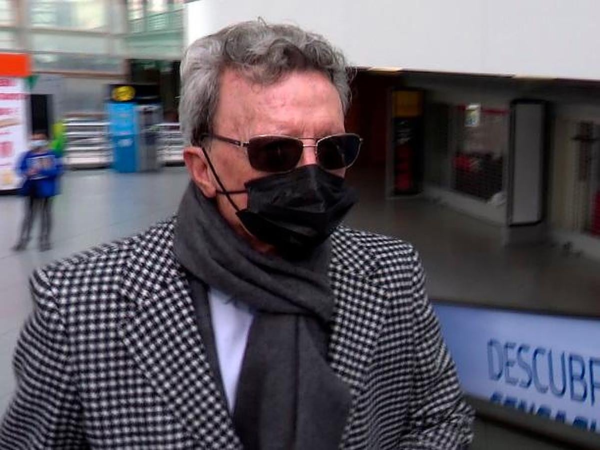 Ortega Cano a su llegada a Madrid