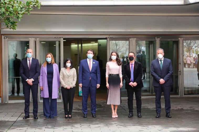 La reina Letizia, este martes en León.