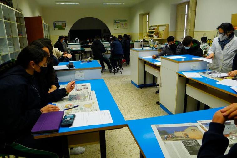 Un aula del colegio Sagrada Familia Siervas de San José