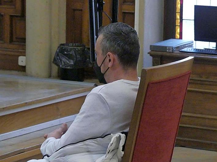 El acusado en un momento del juicio en la Audiencia Provincial de Salamanca