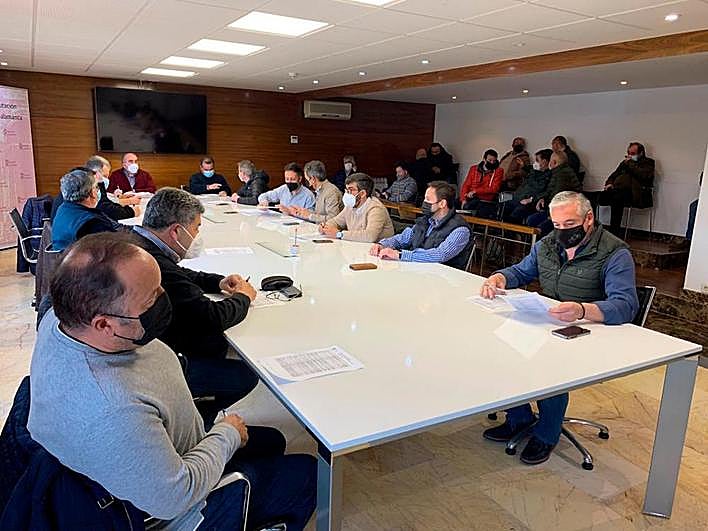 Mesa del cereal de la Lonja de Salamanca.