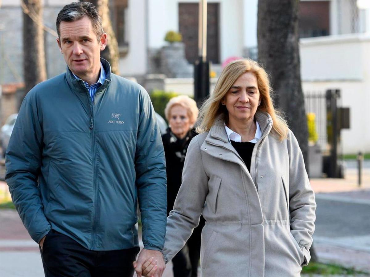 La Infanta Cristina e Iñaki Urdangarín, antes de anunciar su interrupción matrimonial.