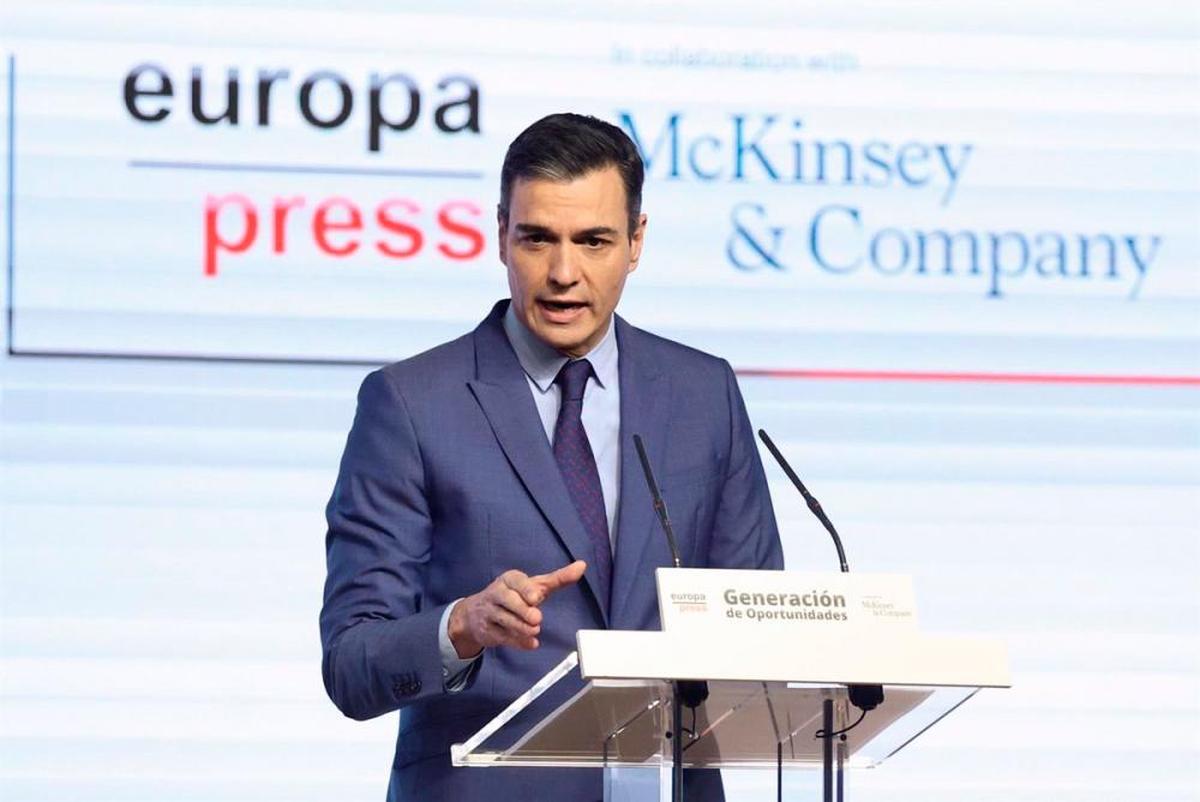 El presidente del Gobierno, Pedro Sánchez.