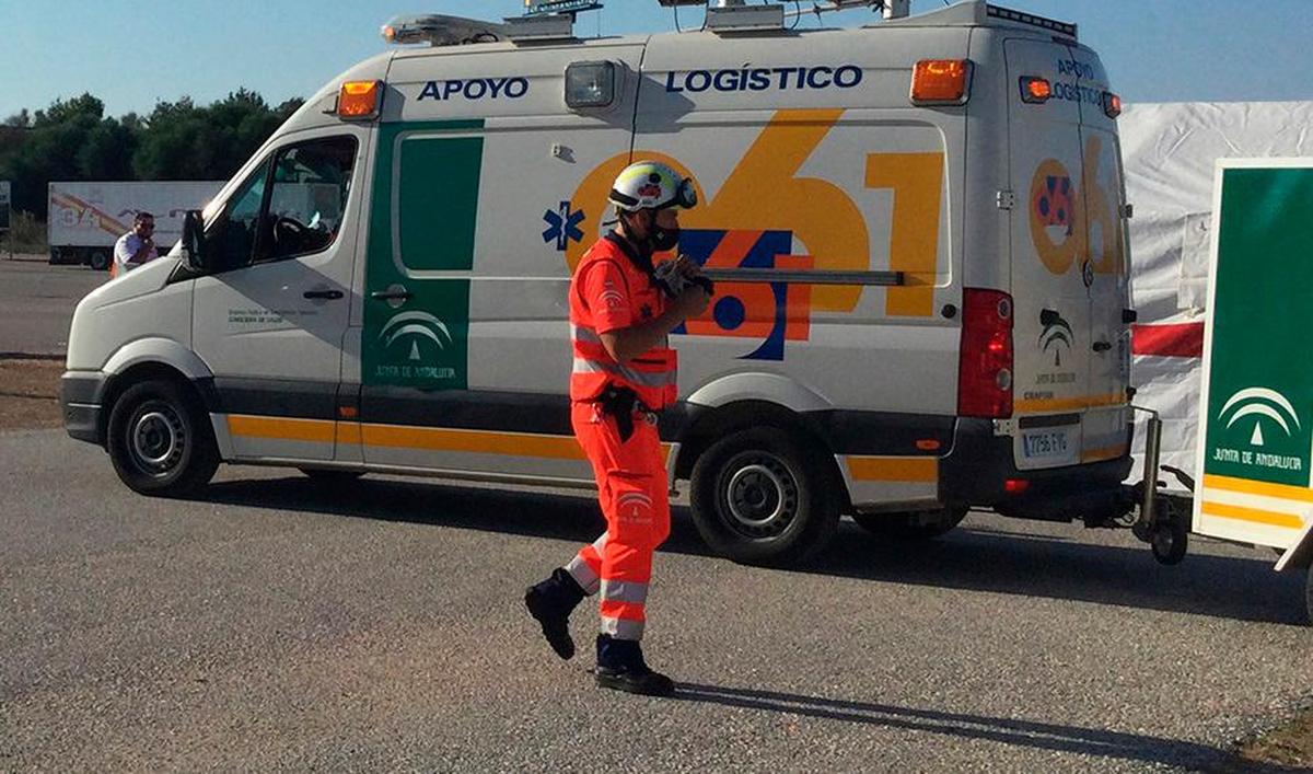 Una ambulancia del 061 andaluz.