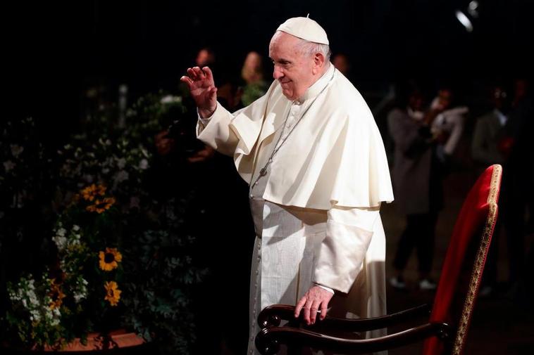 El Papa Francisco durante una celebración de Semana Santa